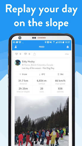 snoww: social ski & snowboard  screenshot 1