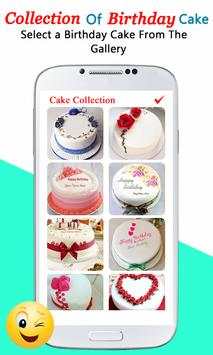 Birthday Cake Editor: Name, Photos, Songs, GIFS screenshot 3