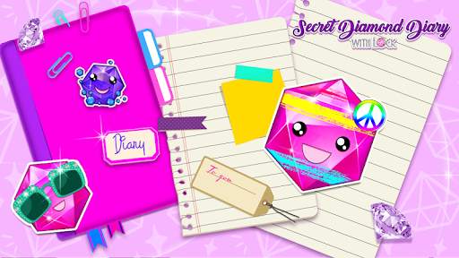 Secret Diamond Diary with Lock screenshot 5
