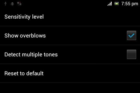 Harmonica tuner screenshot 4