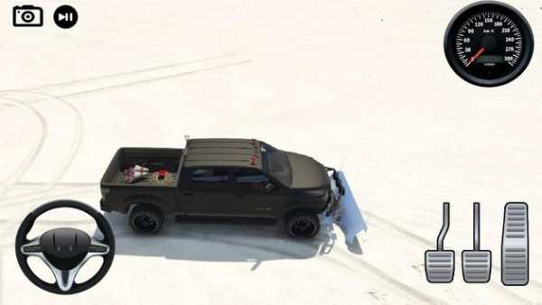 Driving Ford F350 Offroad Snow Simulator screenshot 3