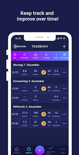 Hedia - Persönliche Diabetes-App screenshot 5