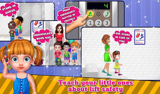Lift Safety For Kids : Child Safety Games screenshot 3