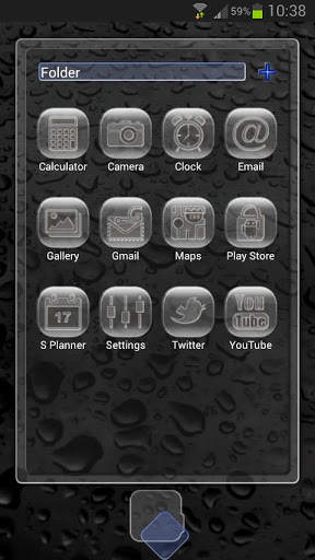 Next Launcher Glass Theme screenshot 2