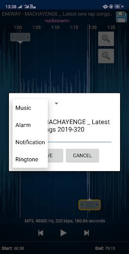 MP3 Cutter and Ringtone Maker screenshot 4