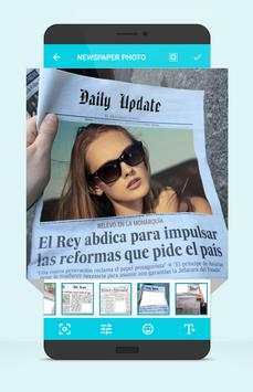 Newspaper Photo Editor screenshot 4