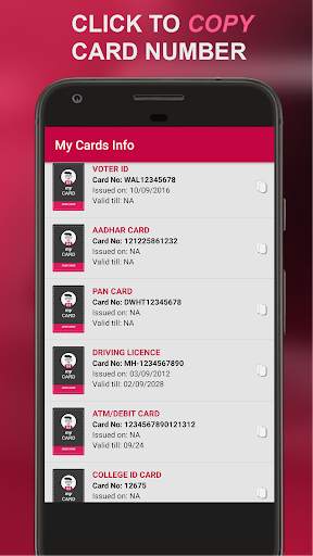My Cards Info - Your ID Cards Wallet App screenshot 4