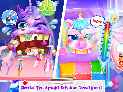 Unicorn Doctor - Save Jungle Pet Animals screenshot 4