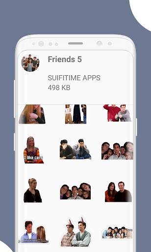 Stickers Friends - WAStickerApps screenshot 5
