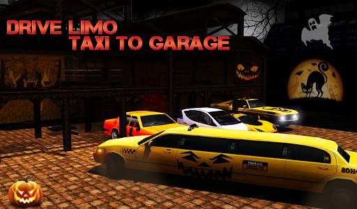 Halloween Night Taxi Driver 3D Car Driving Games screenshot 10