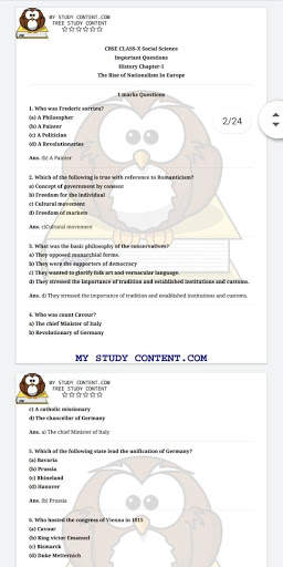 SOCIAL SCIENCE CLASS 10 IMPORTANT QUESTIONS screenshot 8