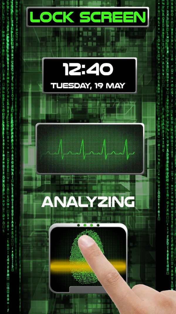 Lock screen screenshot 1