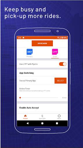 Mystro - Drive safe. Drive less. Earn more! 1 تصوير الشاشة