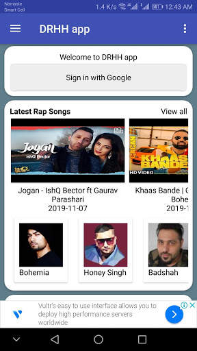 Desi Rap/Hip Hop - DRHH app 1 تصوير الشاشة