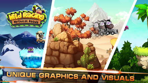 Wild Racing – Mythical Roads (Cute Racer) screenshot 5