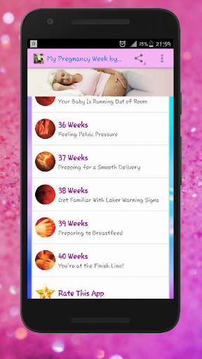 My Pregnancy week by week screenshot 2