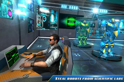 Robot furtif transformant des jeux de voiture screenshot 4