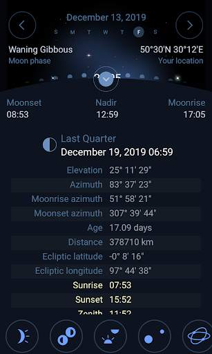 Deluxe Moon - Moon Calendar, Phases and more! screenshot 3