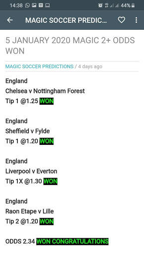 MAGIC SOCCER PREDICTI0NS screenshot 4