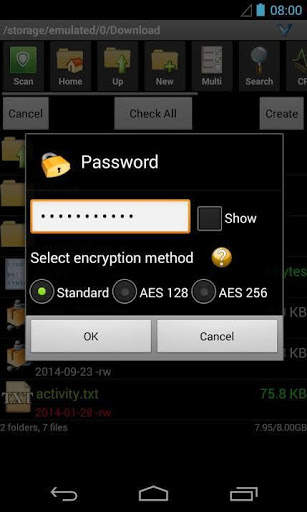 AndroZip™ Free File Manager 🎀 скриншот 3