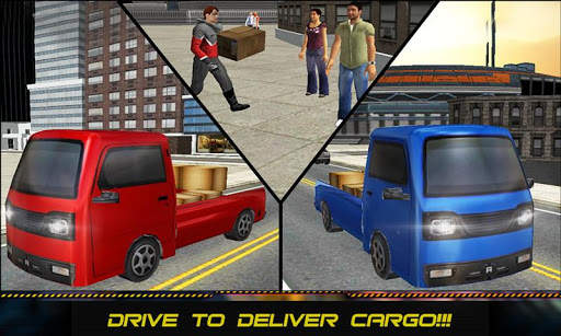 Mini sopir truk angkutan 3D screenshot 3