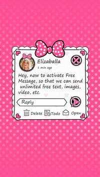 GO SMS PRO DOTTED BOW THEME screenshot 4