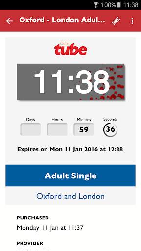 Oxford Tube Mobile Ticket screenshot 8