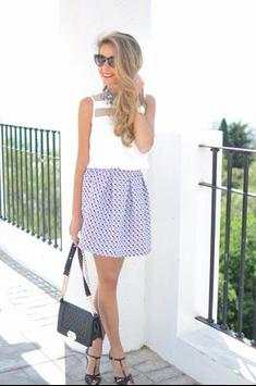 Black and White Mini Skirt screenshot 7