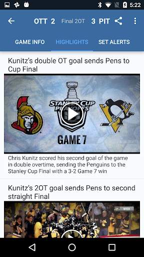 Sports Alerts - NHL edition screenshot 6