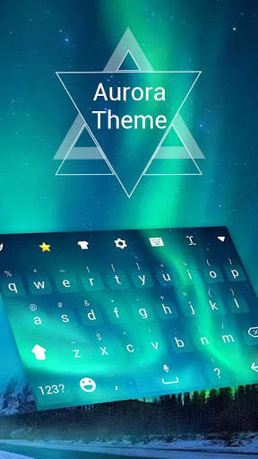 Aurora Keyboard Theme screenshot 1