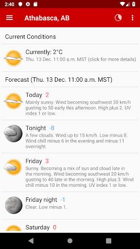 Canada Weather & Radar screenshot 1