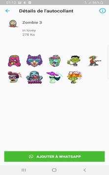 Zombie Stiker - WAStickerApps screenshot 4