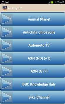 All Italy TV Channel स्क्रीनशॉट 2