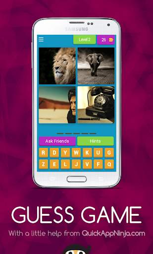 GUESS GAME  - 4 PICS 1 WORD QUIZ screenshot 3