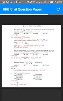 Previous Year Question Papers - Railway Engineer скриншот 2