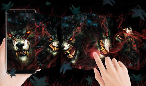 Blood King Wolf Live Wallpapers screenshot 2