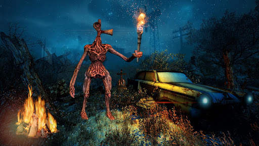 Horror Siren Head Game : Haunted Town screenshot 2