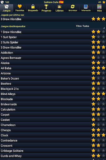 150 solitario juegos de cartas screenshot 8