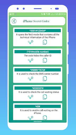 All Mobile Codes  : Secret Mobiles Codes 2021 screenshot 2