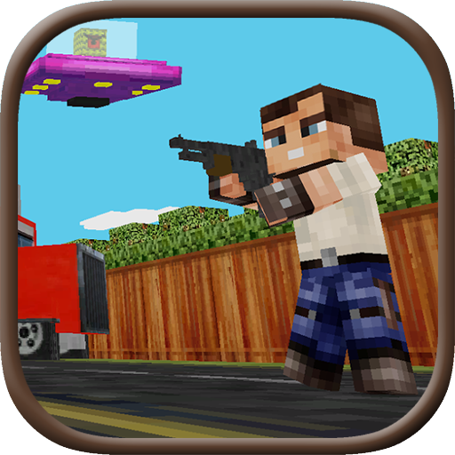 Block Gun 3D: Haunted Hollow icon