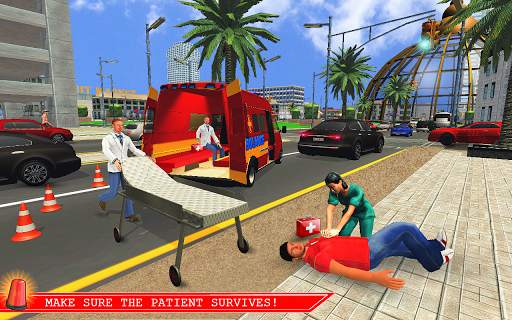 Ambulance Rescue Driver Simulator 2K18 🚑 screenshot 1