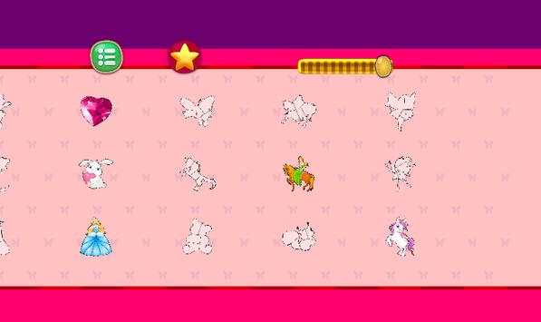 Puzzle games for Girls kids: princess and unicorns screenshot 4