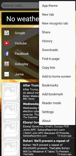 King 5G Browser screenshot 2
