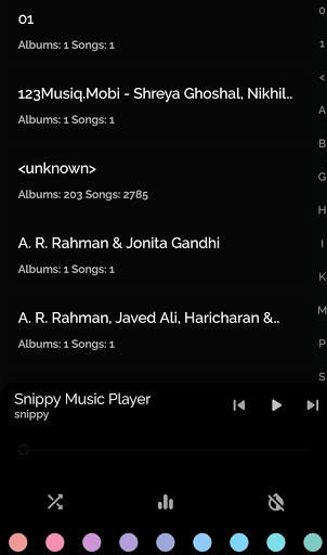 Snippy Music Player screenshot 7