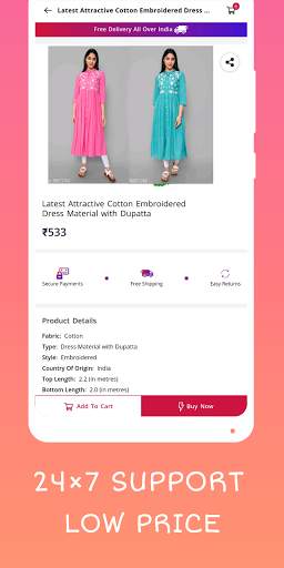 Salwar Suit Online Shopping App & Anarkali Suit screenshot 5