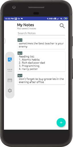 My Notes - Notepad screenshot 2