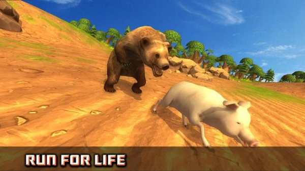 Angry bear Simulator 3D स्क्रीनशॉट 2