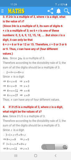NCERT 8th Mathematics Notes And Q & A App screenshot 5