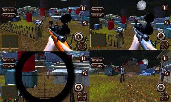 Frontline Zombie Sniper Tembak screenshot 7