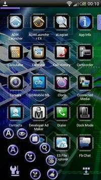 Next Launcher Tech Theme screenshot 5